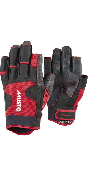 Azure Guanti Da Vela – Amara Traspirante, Cuciture In Kevlar, Polsino In Neoprene Compatibile Con Cronometro – Taglia XS, Rosso - 3