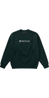 2025 Mystic Da Uomo Brand Crew Sudore 35104.250135 - Cypress Green
