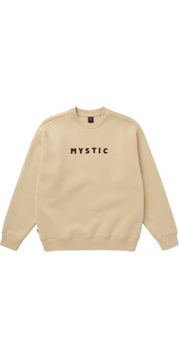 2025 Mystic Mens Brand Crew Sweat 35104.250135 - Pale Khaki