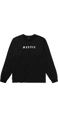2025 Mystic Da Uomo Brand Long Sleeve Tee 35105.260310 - Black