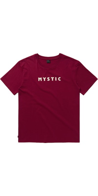 2025 Mystic Da Uomo Brand Tee 35105.250805 - Berry