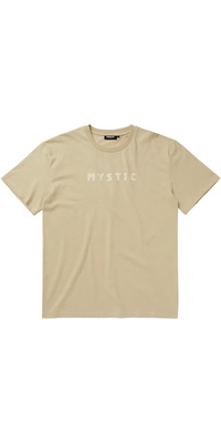2026 Mystic Da Uomo Brand Tee 35105.25081 - Sand