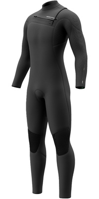 2026 Mystic Da Uomo Majestic 4/3mm Chest Zip Wetstuit 35000.260020 - Black