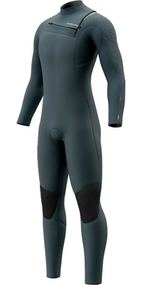 2026 Mystic Da Uomo Majestic 4/3mm Chest Zip Wetstuit 35000.260020 - Dark Teal