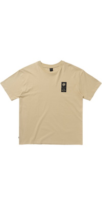 2025 Mystic Da Uomo Pansy Tee M26-CL-T-PAN-708 - Pale Khaki