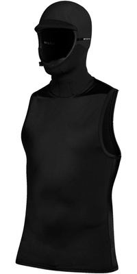 2026 Mystic Da Uomo Star Hooded Lycra Vest 35001.260100 - Black