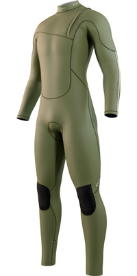 2025 Mystic Da Uomo The One 4/3mm Zip Free Muta 35000.250610 - Moss