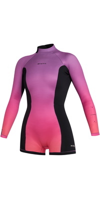 2025 Mystic Da Donna Lunar BK Longarm 2mm Back Zip Shorty Muta 35000.240113 - Coral