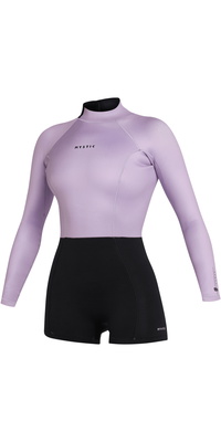 2025 Mystic Da Donna Lunar Manica Lunga 2/2mm Back Zip Shorty Muta 35000.240111 - Pink Purple