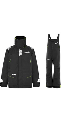 2026 Nava Performance Da Uomo Giacca E Pantaloni NV2 Tuta Da Vela NAVAJATCS - Black