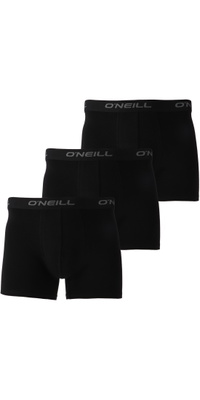 2025 O'Neill Da Uomo Boxer Corti Uni 3-Pack 900003 - Black