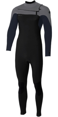 2026 O'Neill Mens Epic 5/4mm Chest Zip Wetsuit 5648 - Black / Slate / Smoke