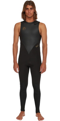 2026 ONeill Da Uomo ORiginal 2mm Long John Muta 5644 - Black / Black
