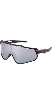 2026 ONeill Mens Sunglasses 9040 ONS-9040-2.0-104P SL - Matte Black / Silver Flash