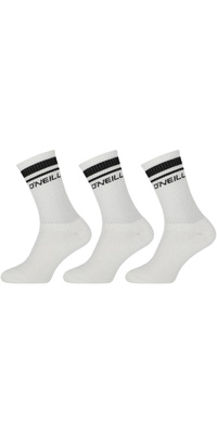 2025 ONeill Sport Calze A Strisce 3-Pack 770023 - White