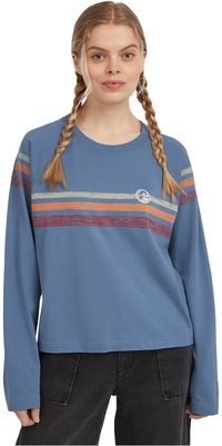 2025 ONeill Da Donna Maglietta A Maniche Lunghe ORiginals 1850229 - Mozart Blue