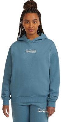 2025 ONeill Da Donna Felpa Con Cappuccio Future Surf Society 1750120 - Mozart Blue