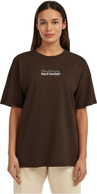 2025 ONeill Da Donna Maglietta Future Surf Society 1850235 - Coffee Bean