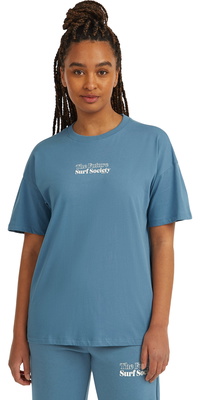 2025 ONeill Womens The Future Surf Society T-Shirt 1850235 - Mozart Blue