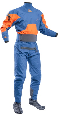 2026 Palm Da Uomo Fuse Action Kayak Drysuit 13811 - Navy / Mandarin