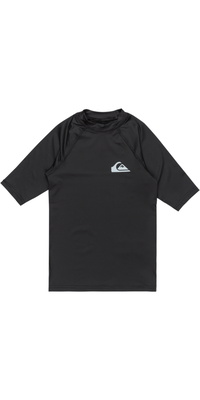2026 Quiksilver Bambino Everyday Canottiera In Lycra A Manica Corta AQBWR03064 - Black