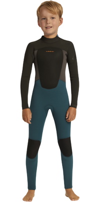2026 Quiksilver Toddler Prologue 3/2mm Back Zip Wetsuit EQKW103015 - Midnight Turquoise