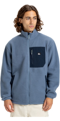 2025 Quiksilver Mens Clean Coast Full Zip Fleece EQYPF03066 - China Blue
