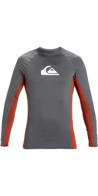 2025 Quiksilver Da Uomo Everyday Comp Gilet In Lycra A Maniche Lunghe AQYWR03142 - Iron Gate