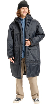2026 Quiksilver Da Uomo Giacca Da Sci Full Rig Con Cappuccio Poncho EQYJK04188 - Black