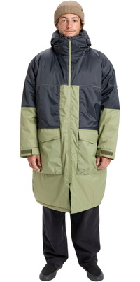 2026 Quiksilver Da Uomo Giacca Da Sci Full Rig Con Cappuccio Poncho EQYJK04188 - Loden Green