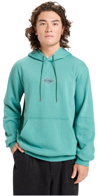 2026 Quiksilver Da Uomo Graphic Hoodie EQYFT05131 - Deep Sea
