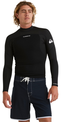2026 Quiksilver Da Uomo Prologue 1mm Giacca Da Muta A Manica Lunga EQYW803063 - Black