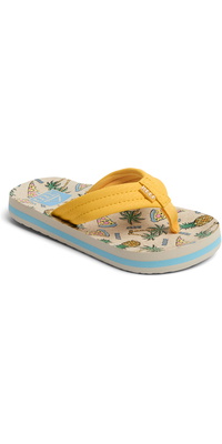 2025 Reef Junior Ahi Sandals CJ6628 - Hawaiian Pizza