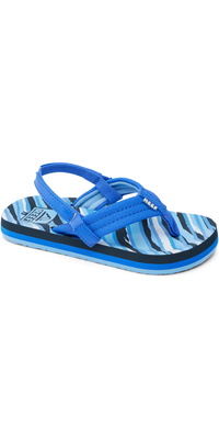 2025 Reef Little Ahi Sandals CJ6762 - Royal Stripe