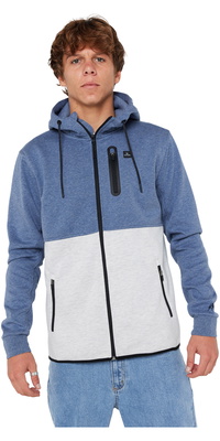 2025 Rip Curl Mens Anti Series Departed Zip Fleece CFEDB9 - Navy / Grey