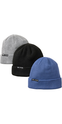 2025 Rip Curl Da Uomo Classic Surf Reg Beanie 3 Pack 1IJMHE - Black Multi