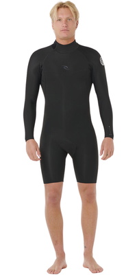 2026 Rip Curl Da Uomo Dawn Patrol 2mm Back Zip Manica Lunga Muta Primaverile Muta 11SMSP - Black
