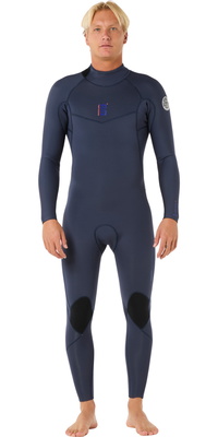 2025 Rip Curl Da Uomo Dawn Patrol 3/2mm Back Zip Muta 16UMFS - Slate