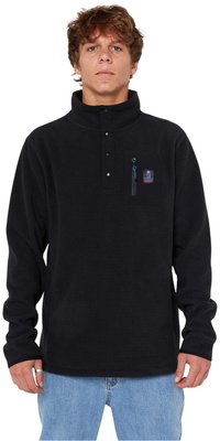 2025 Rip Curl Da Uomo Ricerca Polare Fleece Crew 05QMFL - Black
