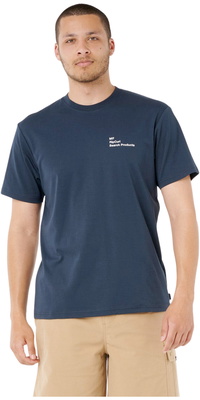 2025 Rip Curl Da Uomo Vaporcool Mick Fanning Fade Tee 0UKMTE - Dark Navy