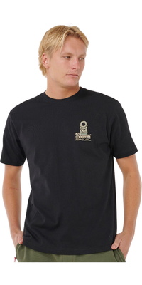 2025 Rip Curl Mens Vaporcool Search Stack Tee 0K5MTE - Black / Olive