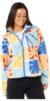 2025 Rip Curl Da Donna AOTS Ty Williams Zip Polar Fleece 0ADWFL - Multi