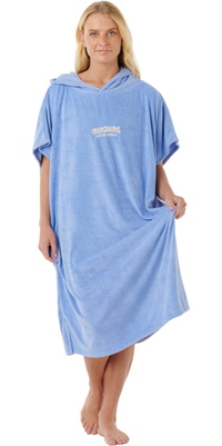 2026 Rip Curl Da Donna Asciugamano Con Cappuccio Surf Classic 00ZWTO - Blue