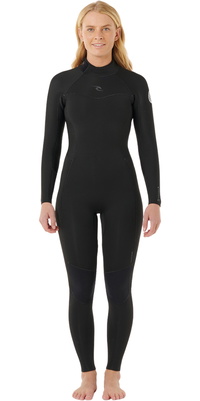 2026 Rip Curl Da Donna Dawn Patrol 4/3mm Back Zip Muta 163WFS - Black
