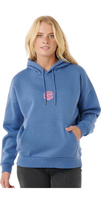 2025 Rip Curl Da Donna Felpa Con Cappuccio Icons Of Surf Heritage 06NWFL - Moonlight Blue