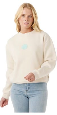 2025 Rip Curl Da Donna Icons Of Surf Relaxed Crew 09SWFL - Shell