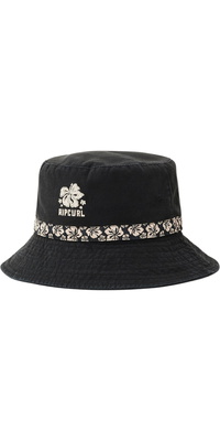 2025 Rip Curl Da Donna Cappello A Secchiello Con Grafica Mista 06DWHE - Washed Black