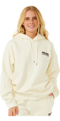 2025 Rip Curl Da Donna Felpa Con Cappuccio Surf Puff Heritage 06AWFL - Natural