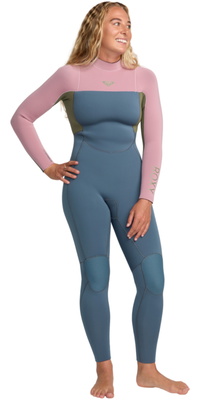 2025 Roxy Da Donna Prologue+ 5/4mm Back Zip Muta 26BW213517 - Ash
