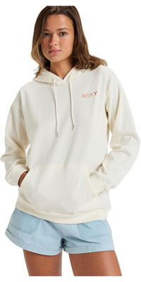 2025 Roxy Womens Saturdaze Pullover Hoodie ERJFT04996 - Egret